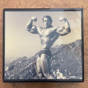 Vintage personalized cigar box by Arnold Schwarzenegger 1/35